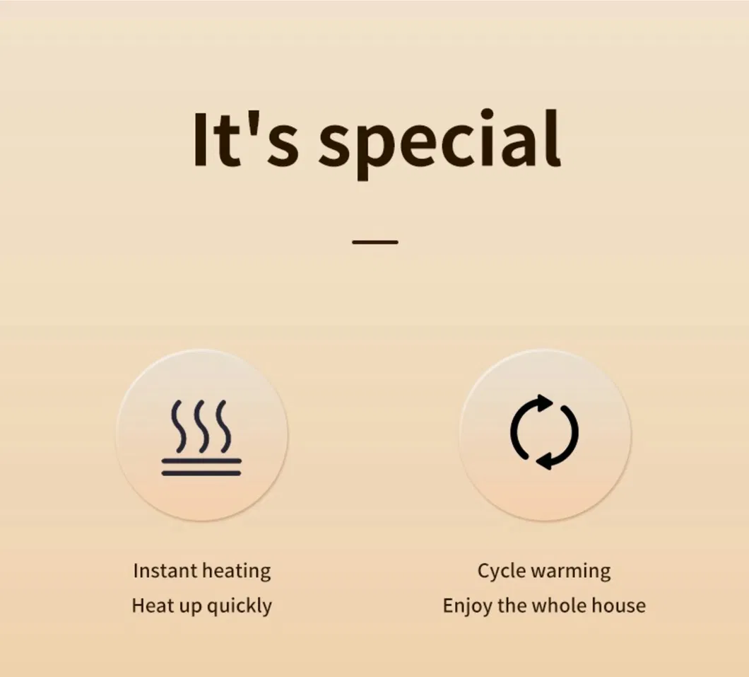 Hot Sale Winter Essential Overheat Protection Hand Foot Body Warmer Electric Heater PTC Fast Heating Convection Electric Heaters