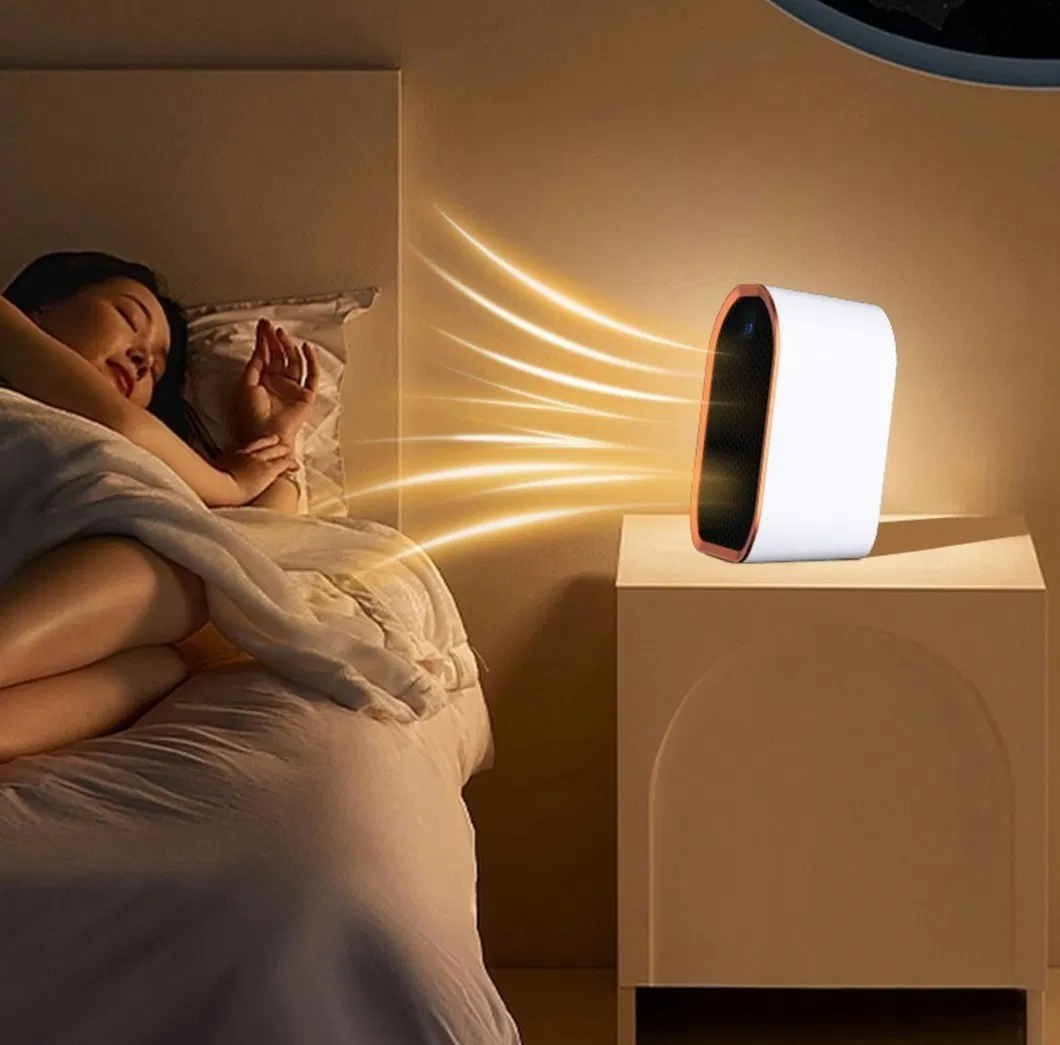 Wholesale Portable Mini Home Room Standing Ceramic Warm Air Heater Fan 1200W Bedroom Electric Heating Fan for Household