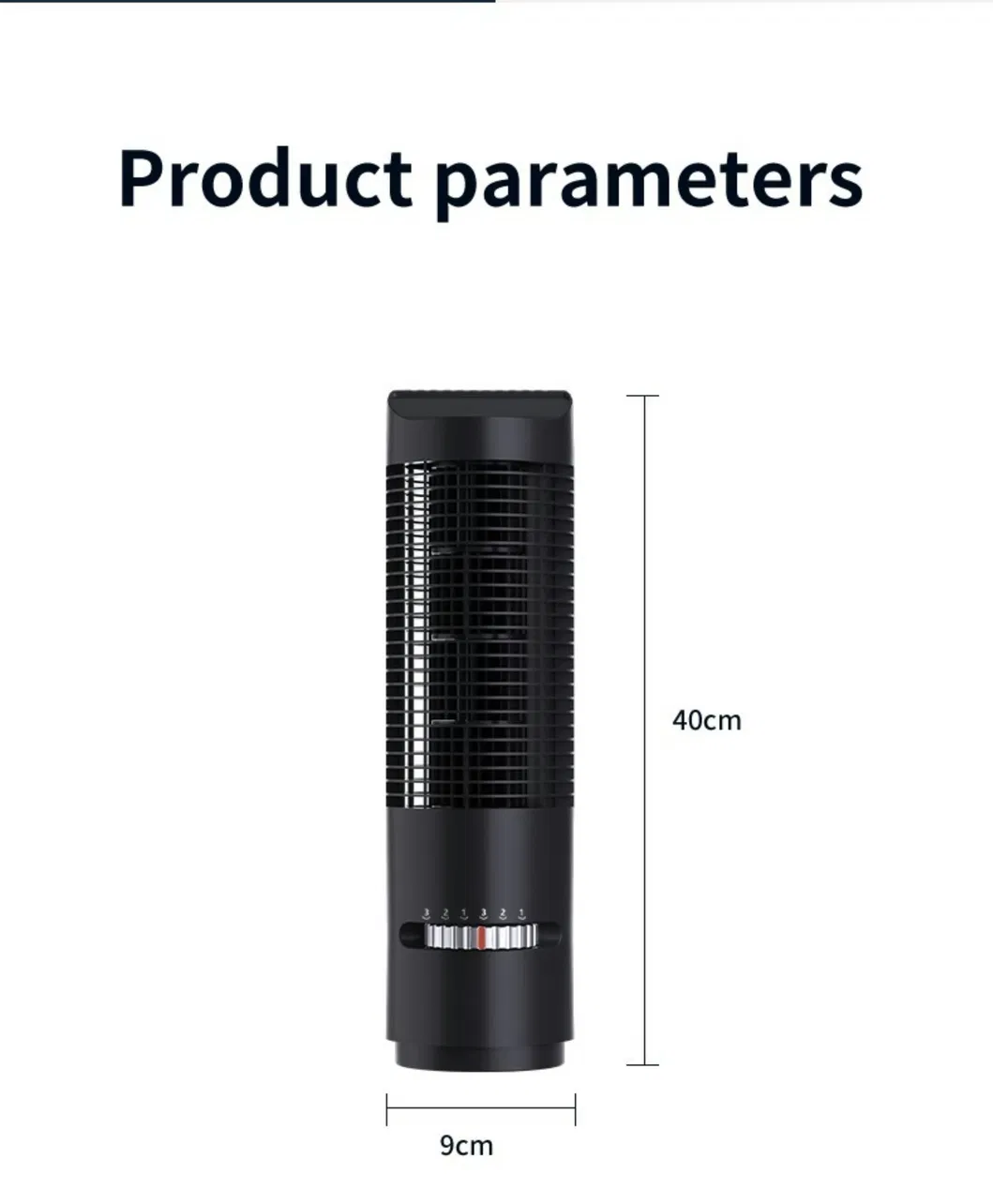 Highly Efficient & Quiet Leafless Column Stand Fan with Remote Control Popular Tower Fan Strong Wind Vertical Ventilateur