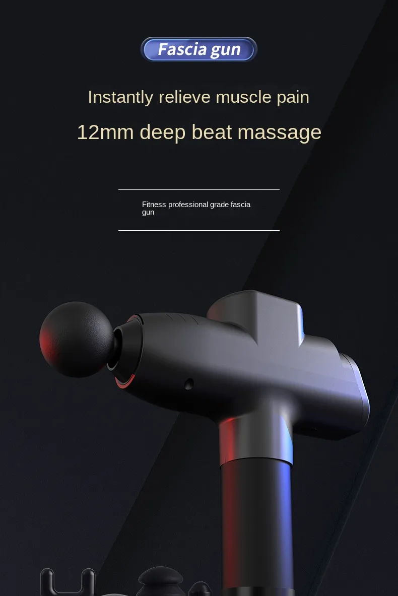 Handheld Percussion Massage Gun Deep Tissue Massager for Sore Muscle and Stiffness
