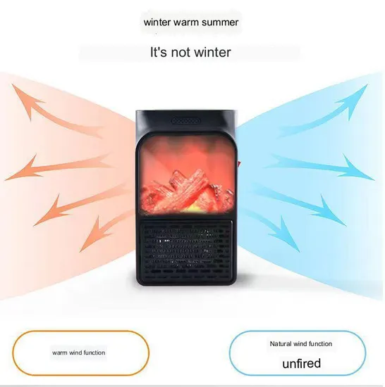 Warmth Where You Want It: Portable Mini Flame Heater for Chilly Nights