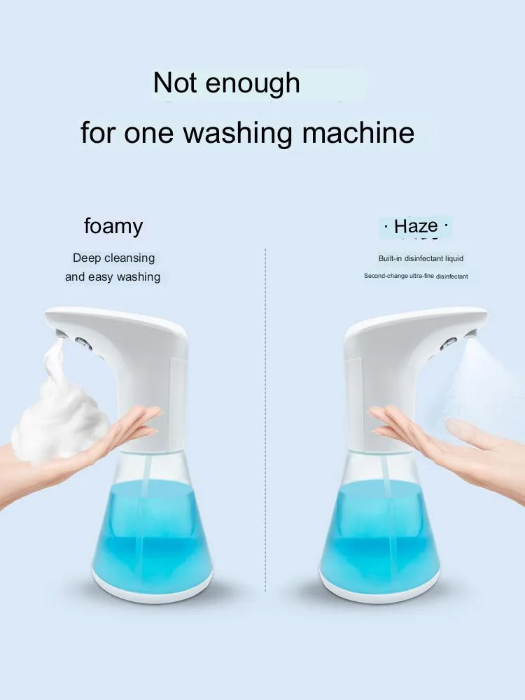 Hotel Rechargeable Smart Plastic Hand Sensor Touchless Dish Foam Automatic Liquid Soap Dispenser
