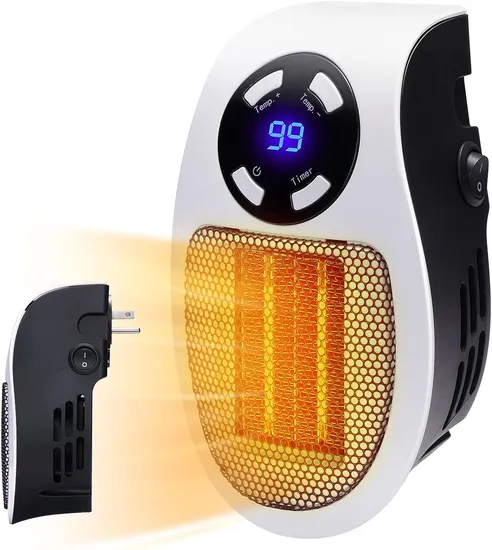 Sleek Electric Portable Heater for Hotels