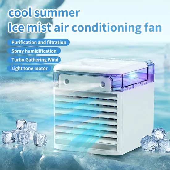5V Wall Mount Tower Motor Fan Air Cooling Fan Water Cooler 3sped