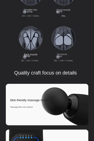 Best a Massage Gun Comfort Gun Massager Handheld Massager for Full Body Muscle Relaxation