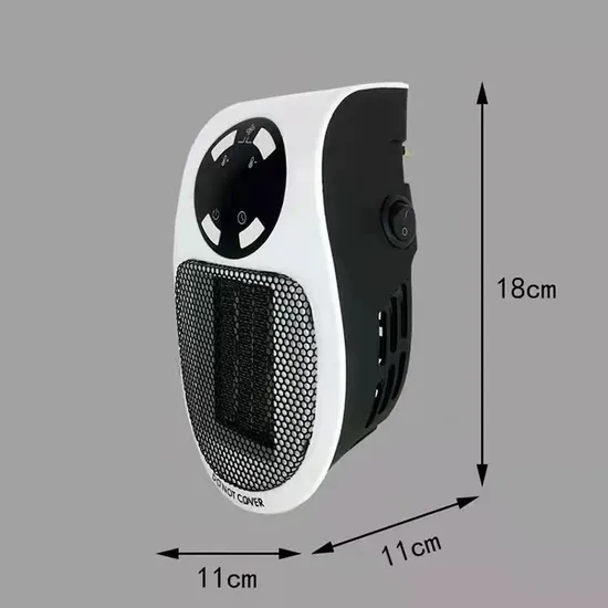 400W Fireplace Heaters with Overheat Protection for Bedroom Electric Fireplace Tabletop Portable Heater