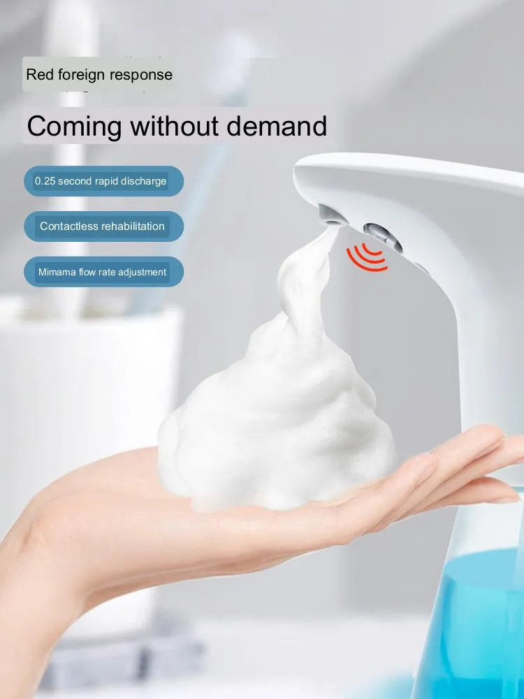 Bathroom Accessories Automatic Soap Pumping Machine Touchless Infrared Induction Sensor Automatic Hand Free Foam Soap Infrared Hand Sanitizer Dispenser