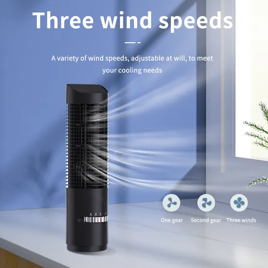 Strong Power 60W High-Grade Tower Fan Portable Bladeless Oscillating High Velocity Fan Home Sient Air Cooling Column Fan