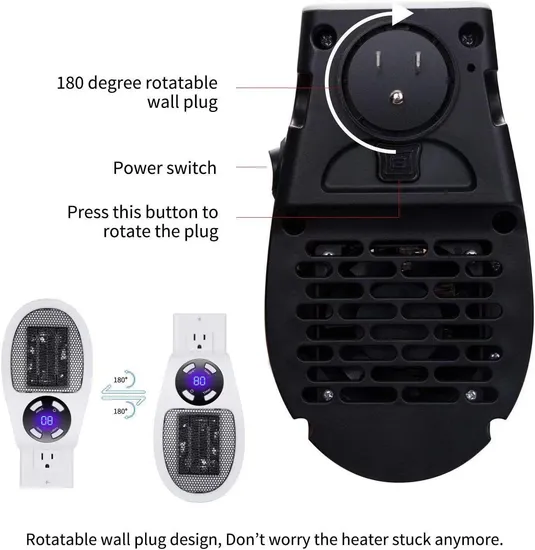 Space-Saving Solution: Mini Wall-Mounted Fireplace with Remote Control