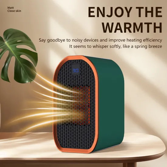 Mini Heater Small Electric Heater Warm Air Heater PTC Fast Heating Warm Air Blower for Home Bedroom